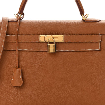 Hermes Togo Kelly Retourne 32 Gold 8 of 15