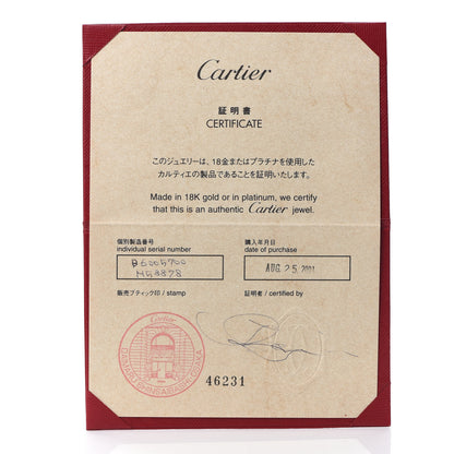 Cartier 18K White Gold LOVE Bracelet 17 6 of 6
