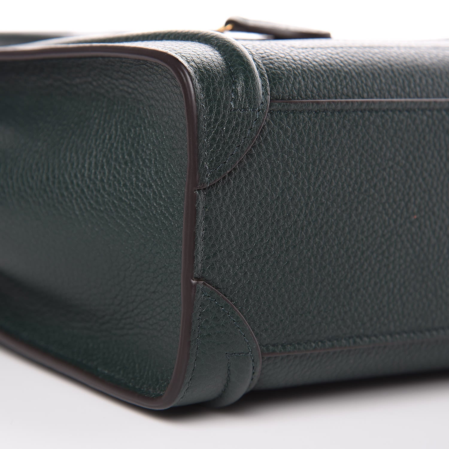 Celine Drummed Calfskin Nano Luggage Amazone 8 of 10