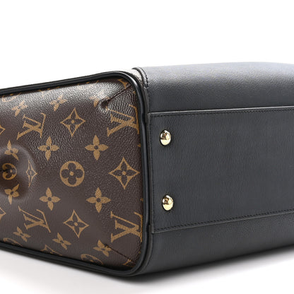 Louis Vuitton Calfskin Monogram Kimono Tote Black 8 of 9