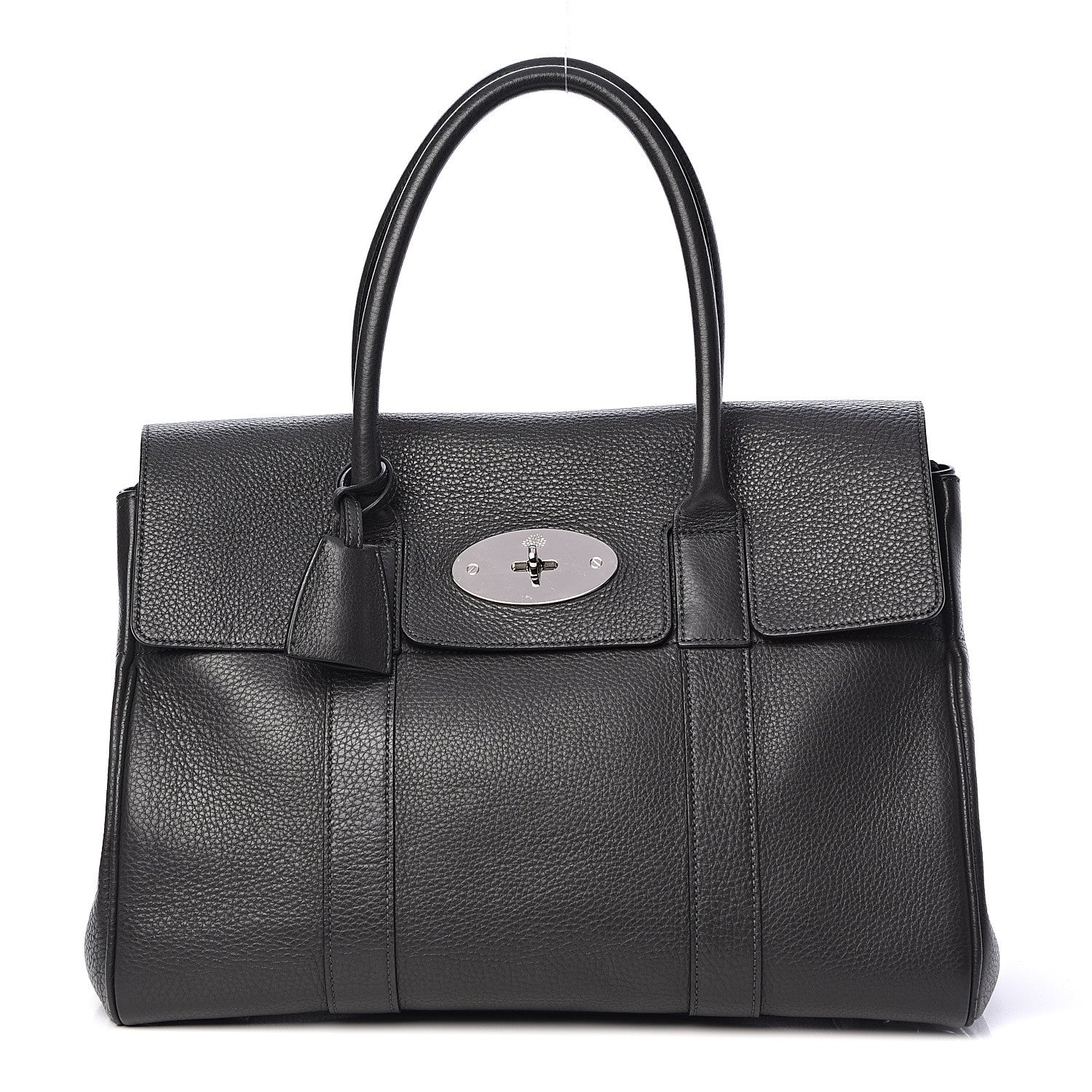Mulberry Classic Grain Calfskin Bayswater Mole Grey 1 of 19