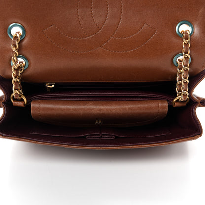 Chanel Lambskin Quilted Jumbo Coco Vintage Flap Brown 7 of 13