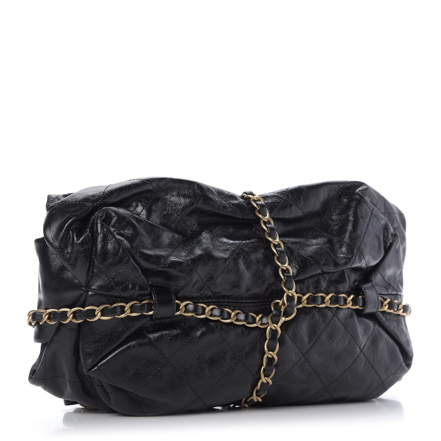 Calfskin Quilted Baluchon Black