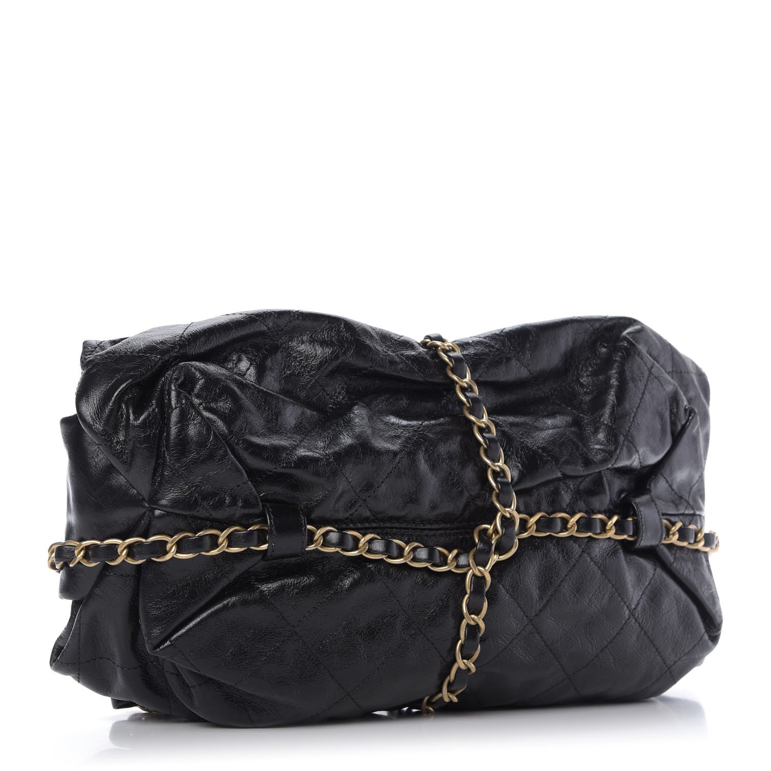 Chanel Calfskin Quilted Baluchon Black 3 of 9