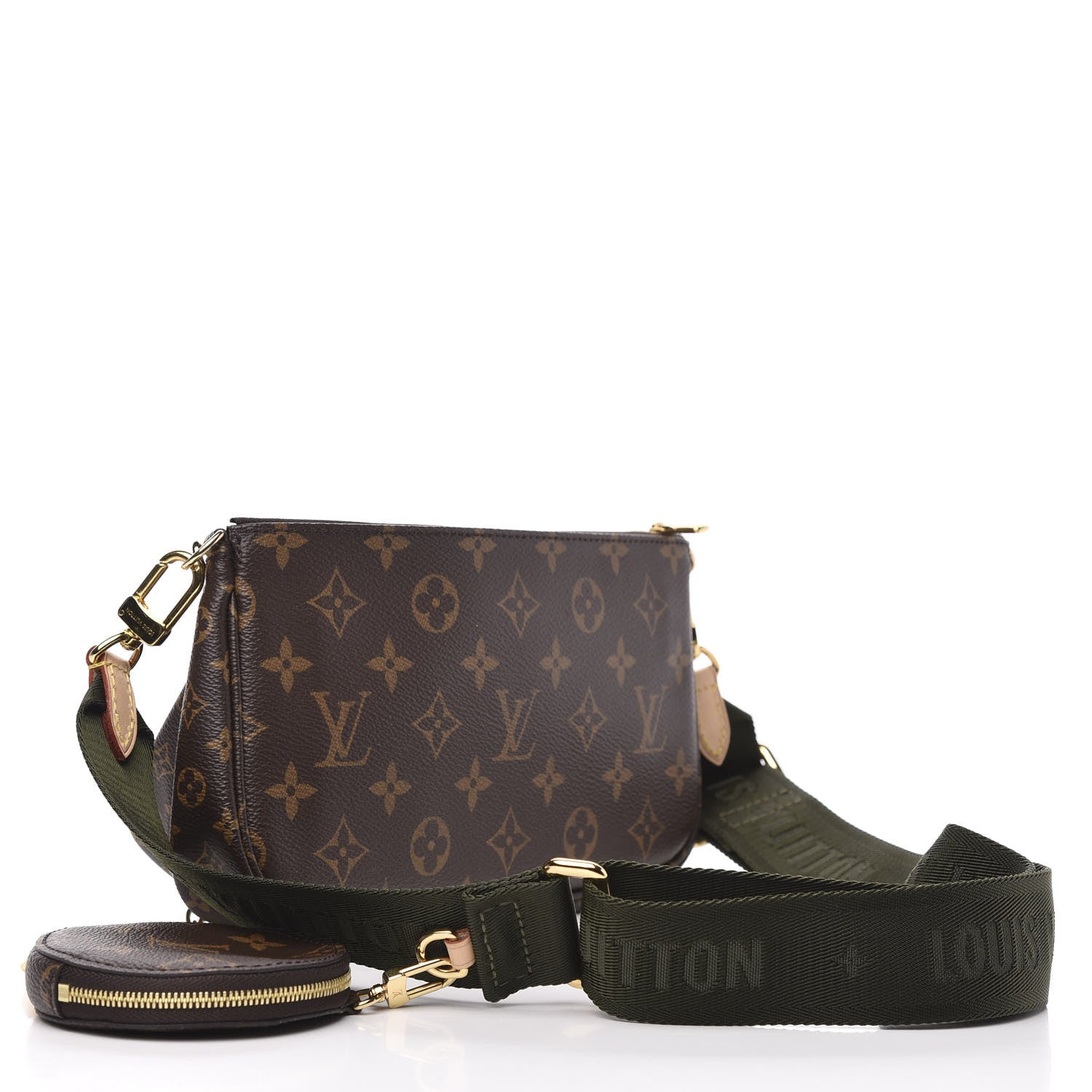 Louis Vuitton Monogram Multi Pochette Accessories Kaki 3 of 10