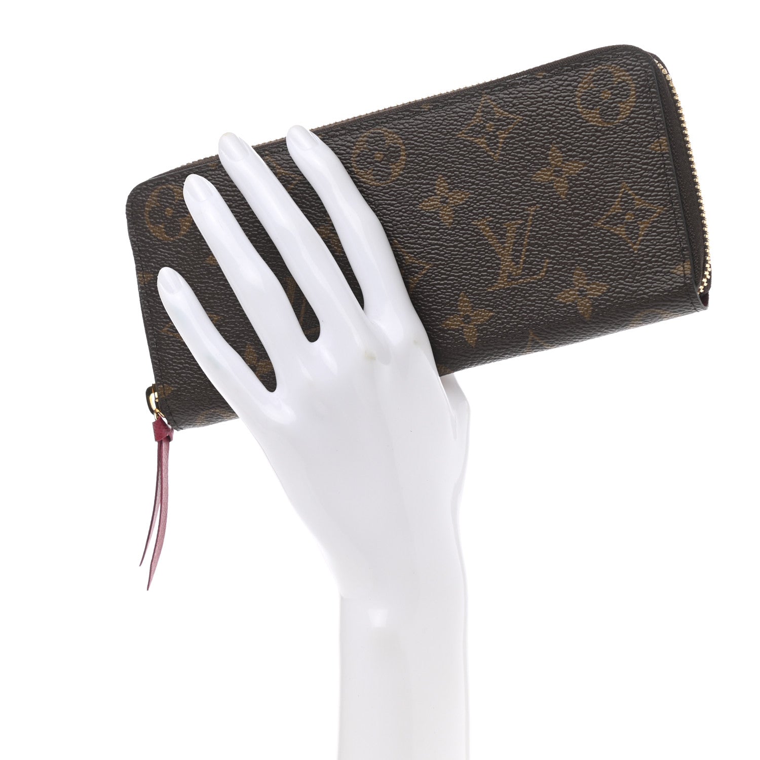 Louis Vuitton Monogram Clemence Wallet Fuchsia 2 of 7