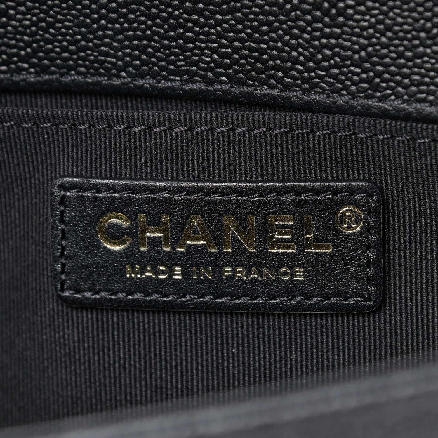 Chanel Caviar Quilted Medium Chain Around Boy Flap Black 6 of 9