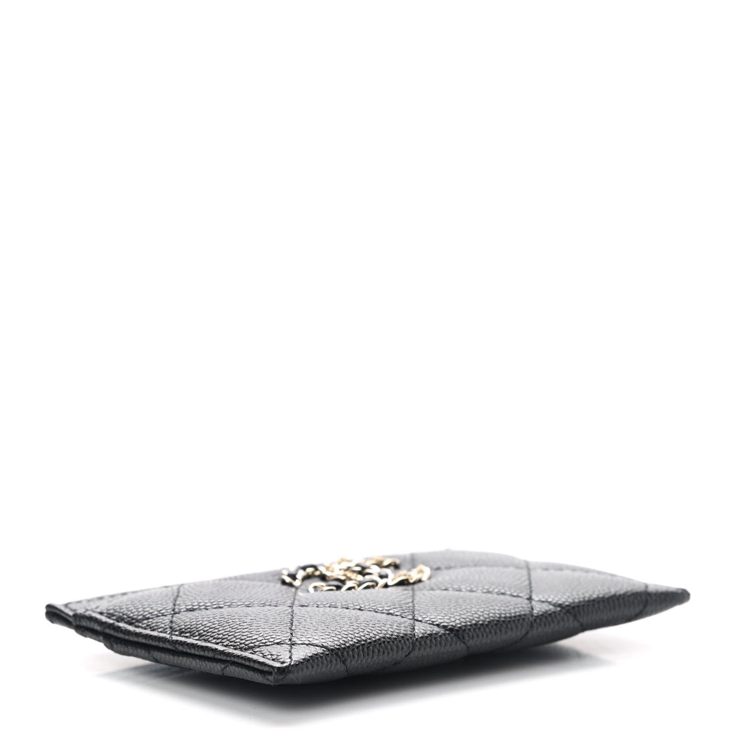 Chanel Caviar Quilted French New Wave Card Holder Black 4 of 9