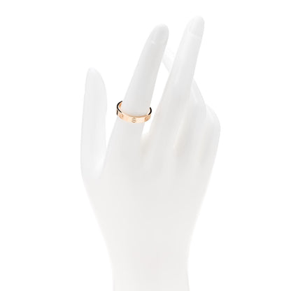 Cartier 18K Pink Gold 3.5mm LOVE Wedding Band Ring 56 7.75 2 of 5