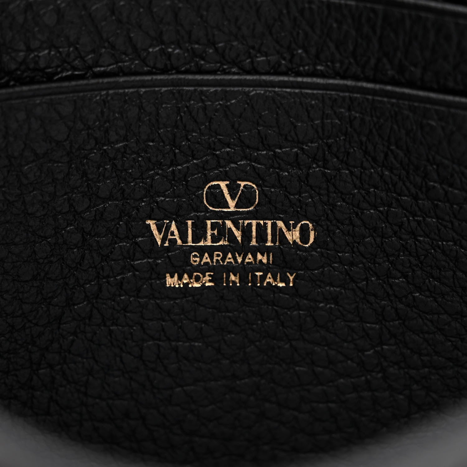 Valentino Garavani VALENTINO GARAVANI Grainy Calfskin Rockstud Crossbody Pouch Black 6 of 10