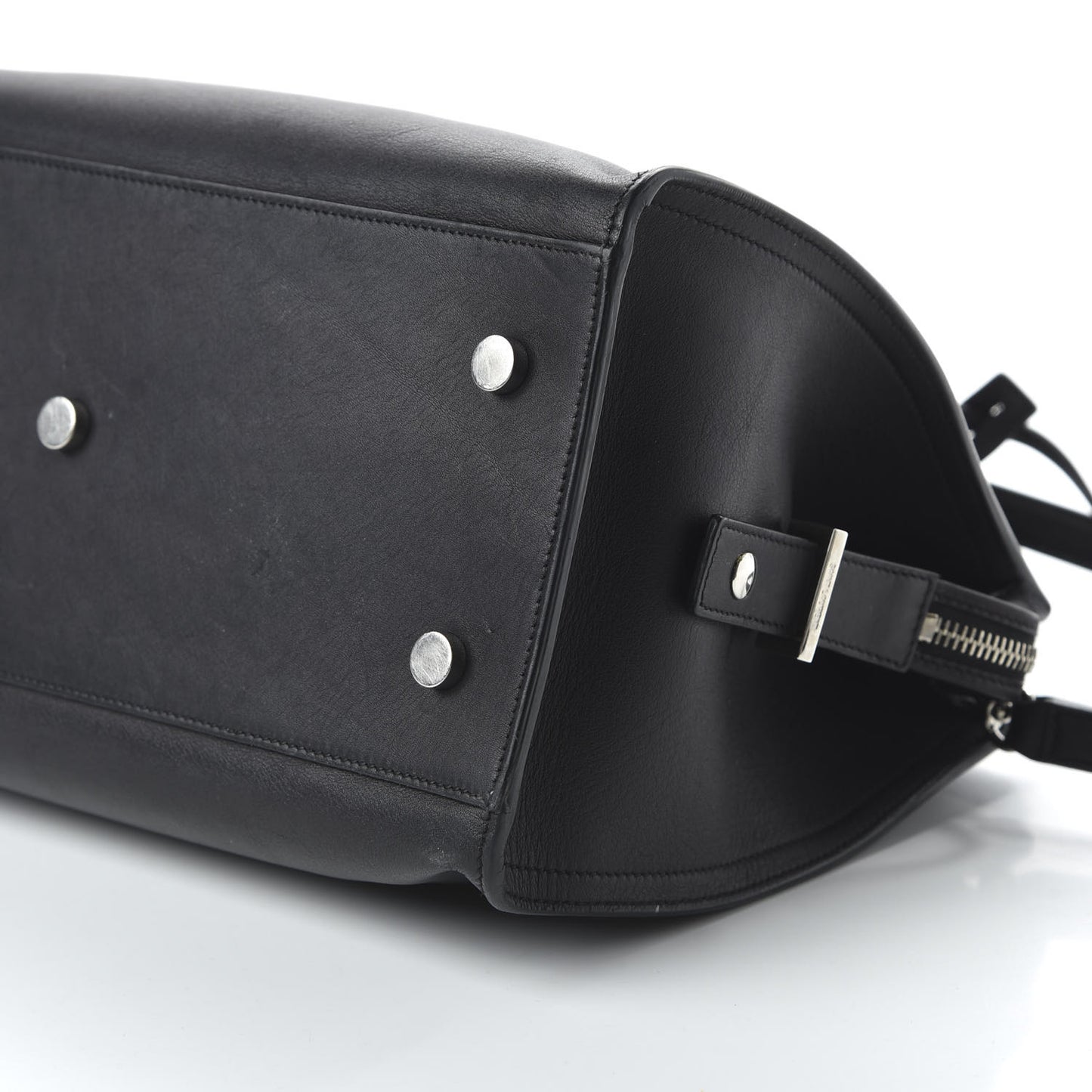Smooth Calfskin Small Monogram Cabas Black