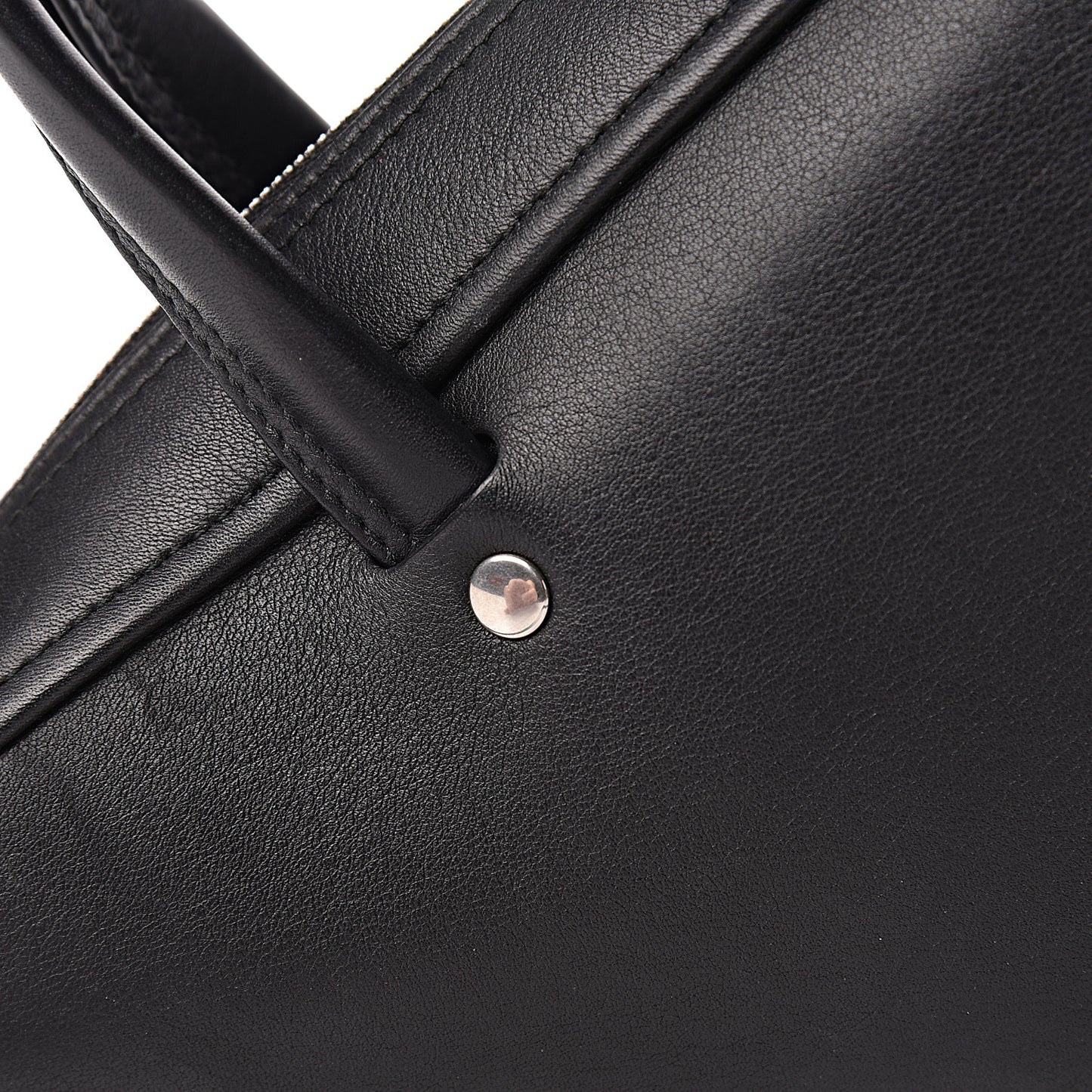 Calfskin XS Triangle Duffle Black