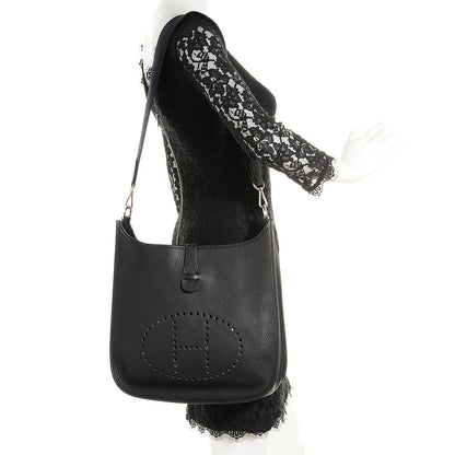 Hermes Taurillon Clemence Evelyne GM Black 4 of 11