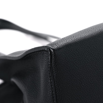 Loewe Grained Calfskin Small Cushion Tote Black 6 of 13