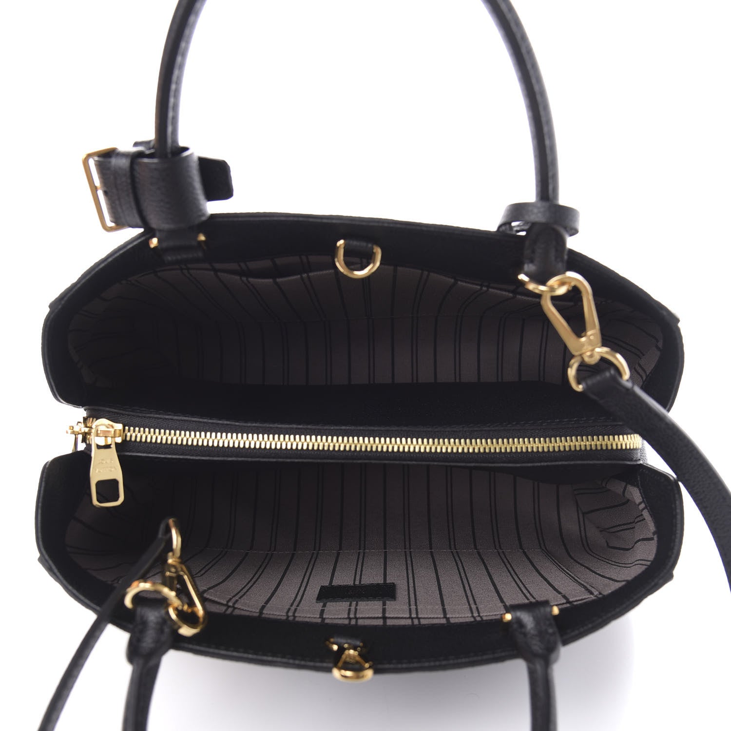 Louis Vuitton Empreinte Montaigne MM Black 6 of 12