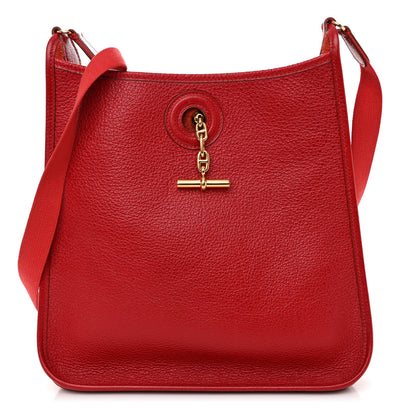 Hermes Buffle Skipper Vespa PM Rouge Vif 1 of 10