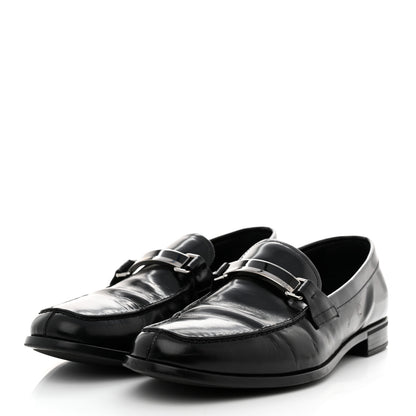 Prada Calfskin Mens Loafers 8.5 Black 3 of 8
