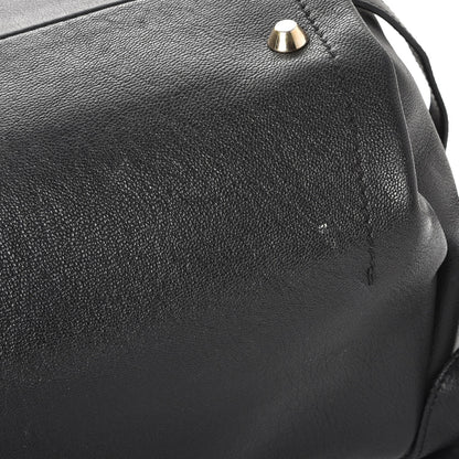 Lanvin Goatskin Trilogy Bowling Bag Black 15 of 16