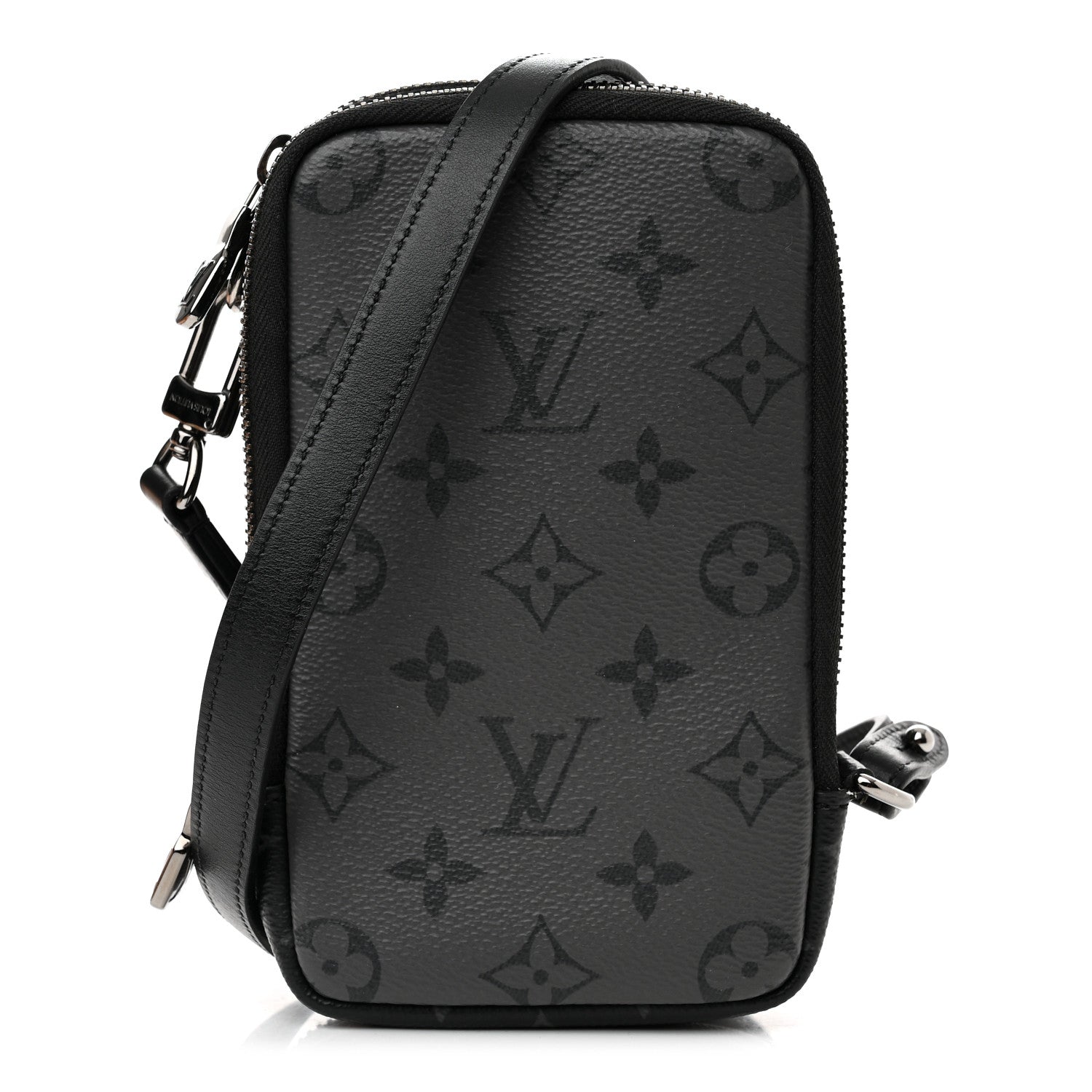 Louis Vuitton Monogram Eclipse Reverse Double Phone Pouch 1 of 11