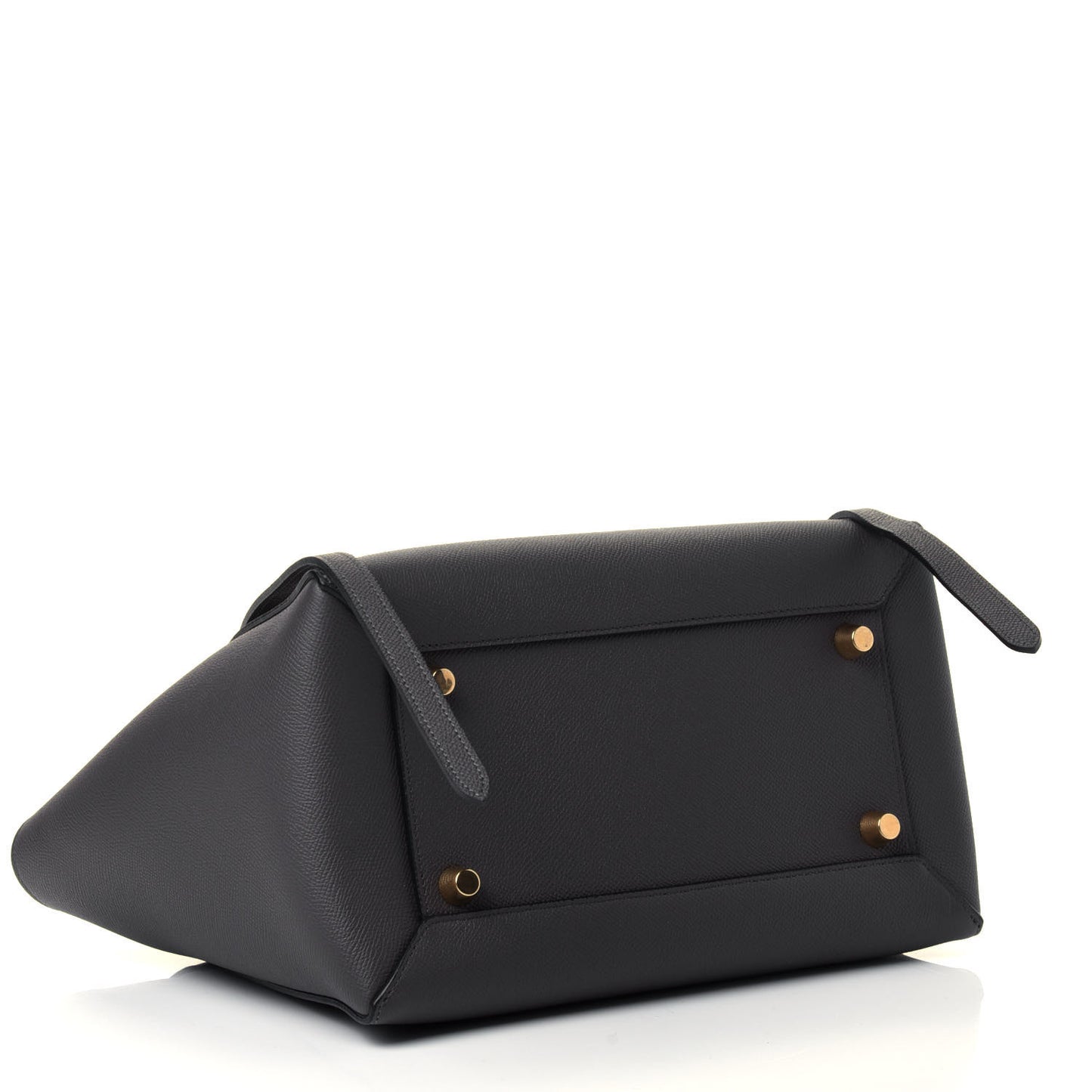 Grained Calfskin Mini Belt Bag Grey