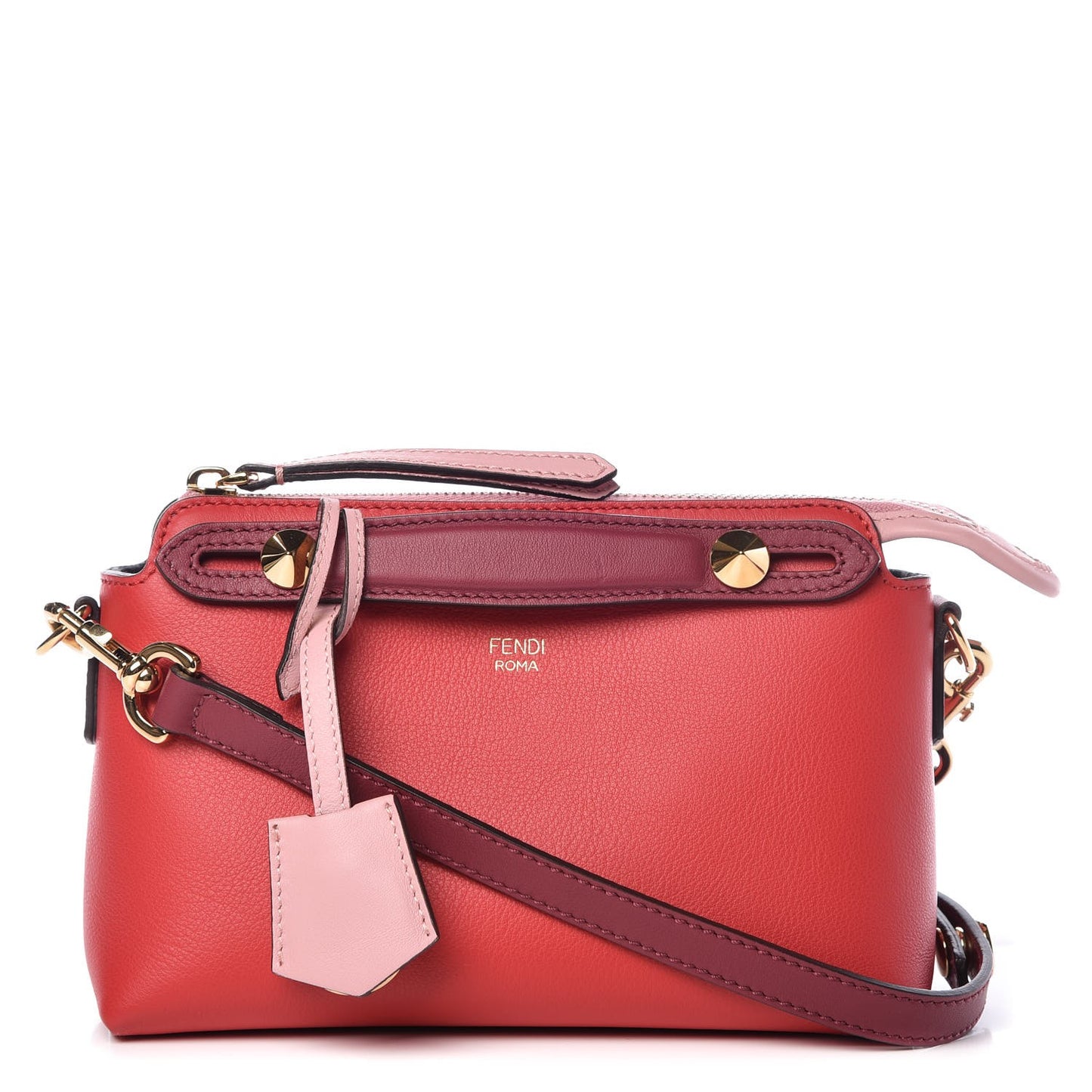 Vitello Dolce 4 Color Mini By The Way Boston Bag Fiamma Bubblegum Amarena