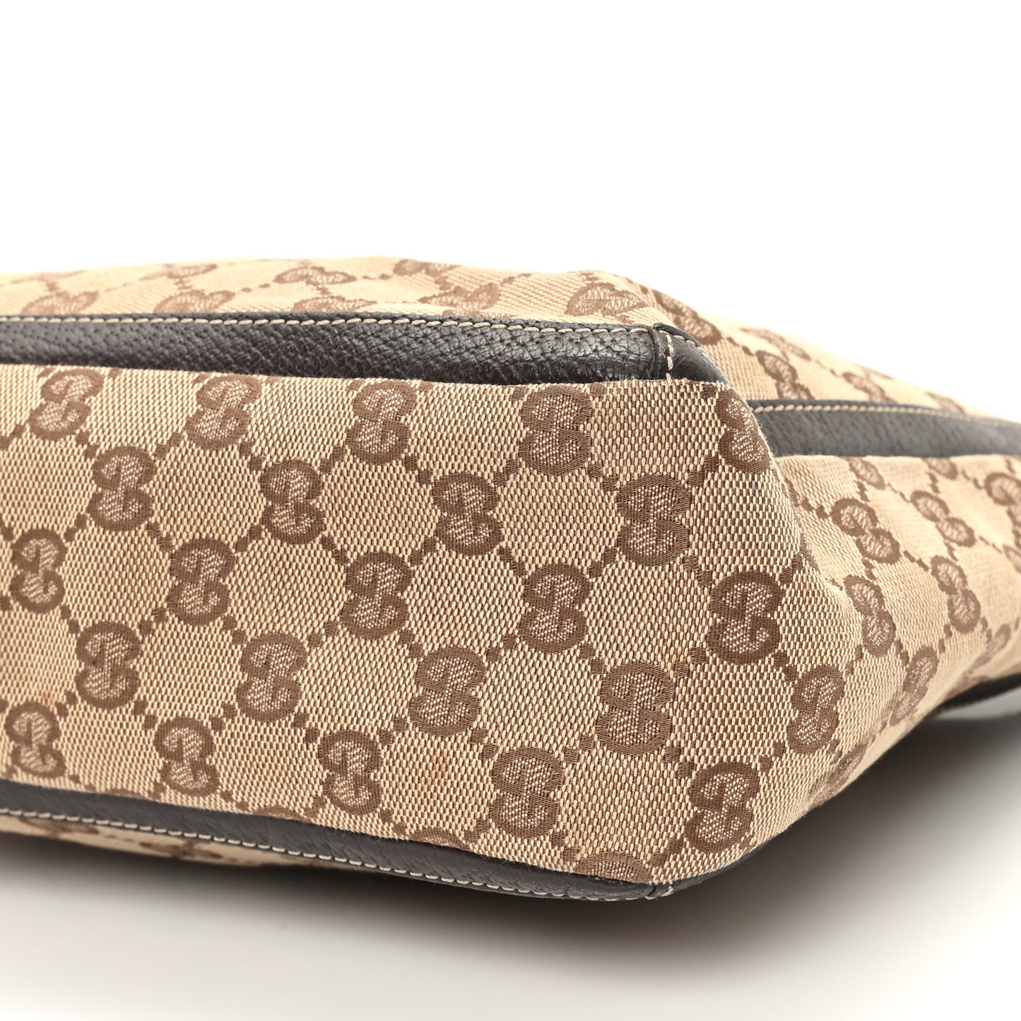 Monogram Abbey Shoulder Bag Dark Brown