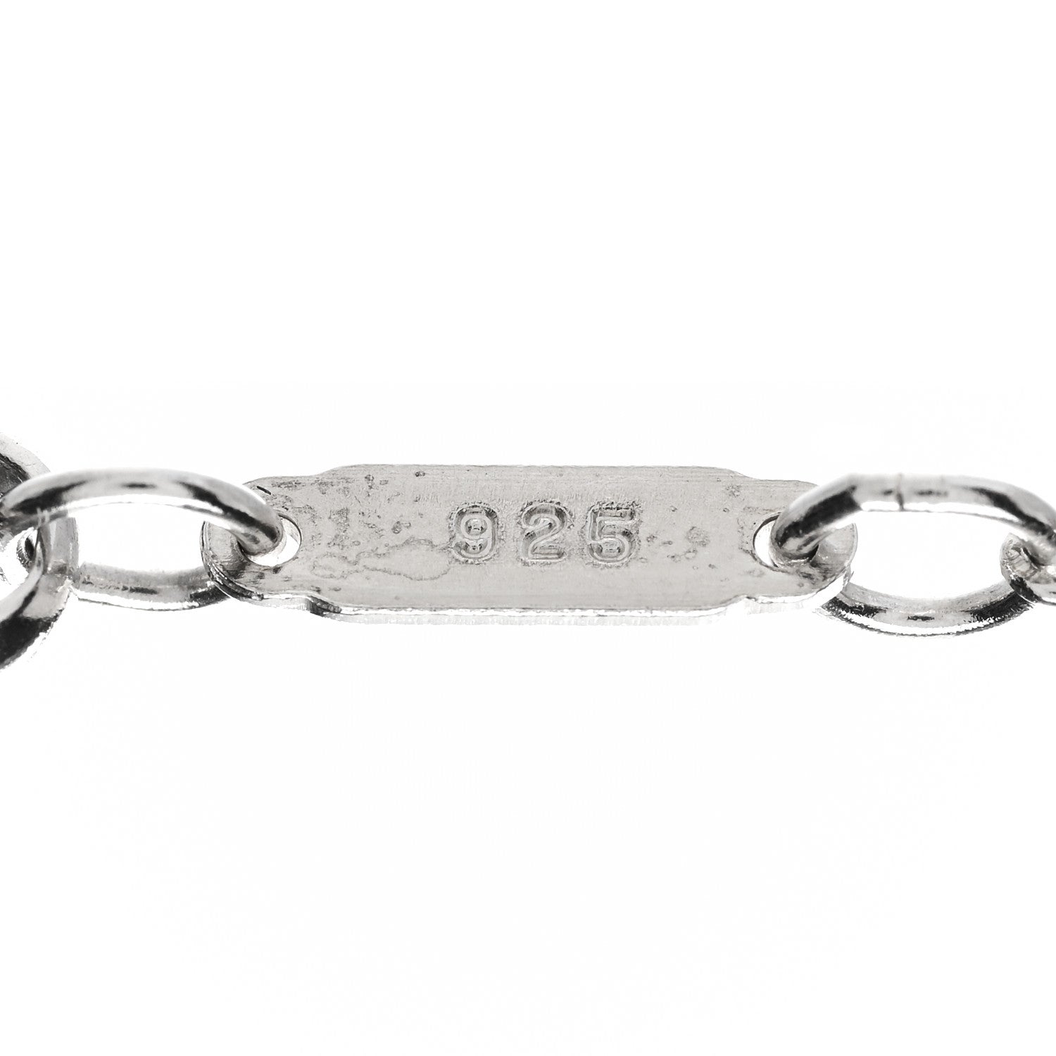 Tiffany Sterling Silver 1837 Loop Cushion Pendant Necklace 5 of 5