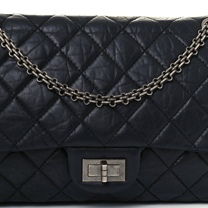 Chanel Aged Calfskin Quilted 2.55 Reissue 226 Flap Black 8 of 10