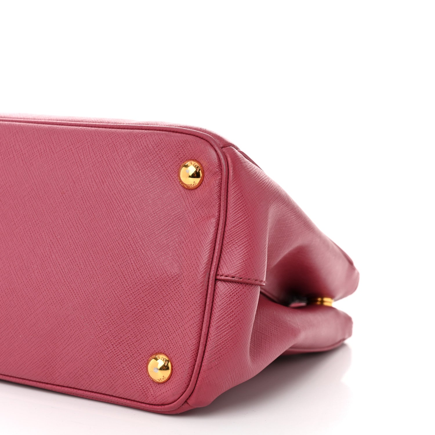 Prada Saffiano Small Galleria Double Zip Tote Peonia 10 of 11