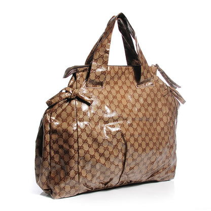 Gucci Crystal Monogram Large Hysteria Tote 3 of 9