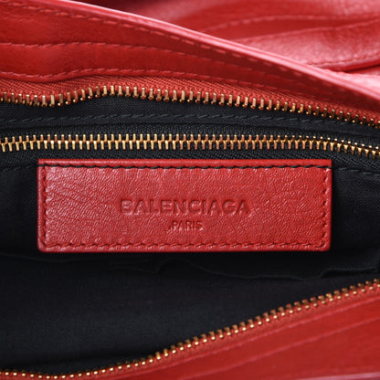 Balenciaga Agneau Giant 12 Gold Hardware City Rouge Lipstick 6 of 14