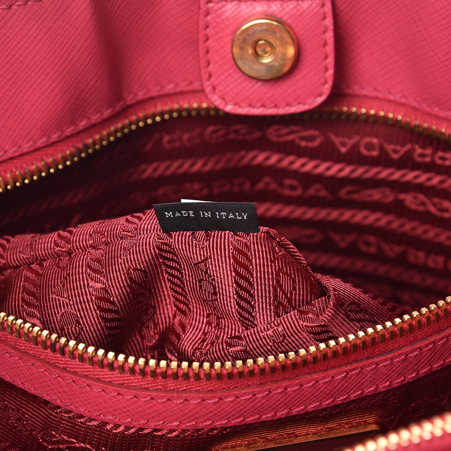 Saffiano Lux Small Tote Peonia