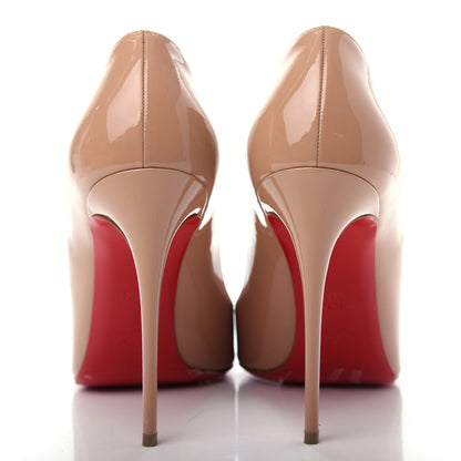 Christian Louboutin Patent Pigalle Follies 100 Pumps 41.5 Nude 7 of 10