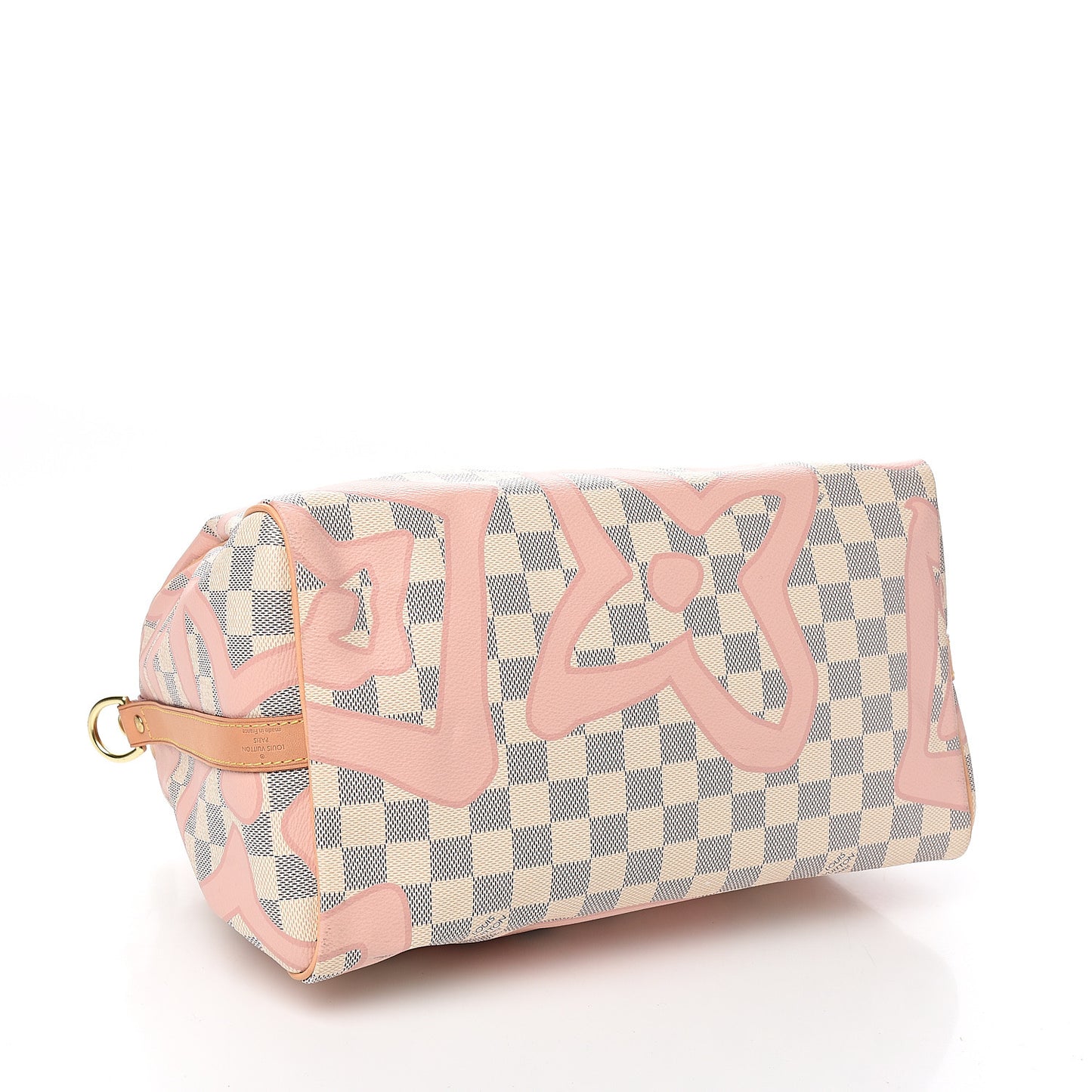 Damier Azur Tahitienne Speedy Bandouliere 30 Rose Ballerine