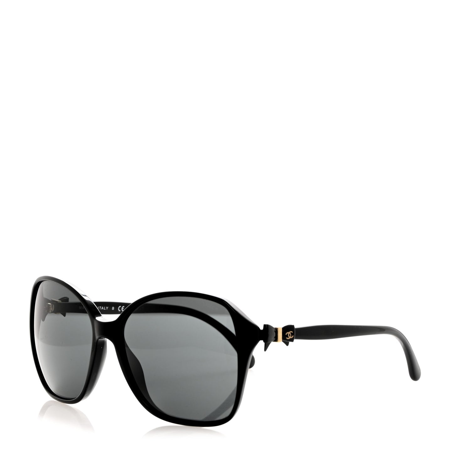 Acetate CC Bow Sunglasses 5205 Black