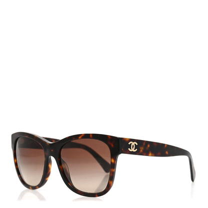 Chanel Acetate Runway Square Sunglasses 5380 Dark Tortoise 1 of 7