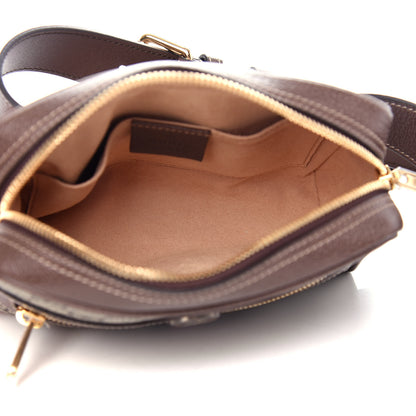Gucci GG Supreme Monogram Web Small Ophidia Belt Bag 95 38 Dark Brown 5 of 10