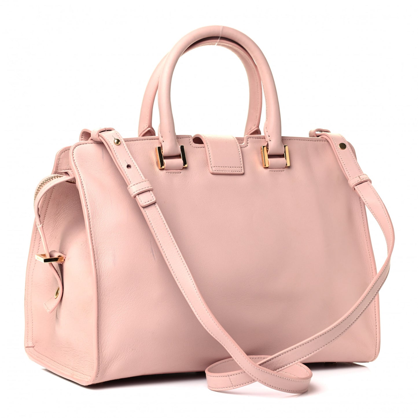 Calfskin Monogram Small Cabas Pale Blush