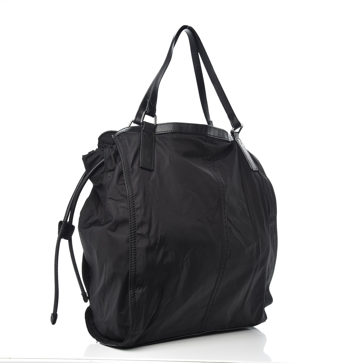 Burberry Nylon Buckleigh Packable Tote Black 3 of 16