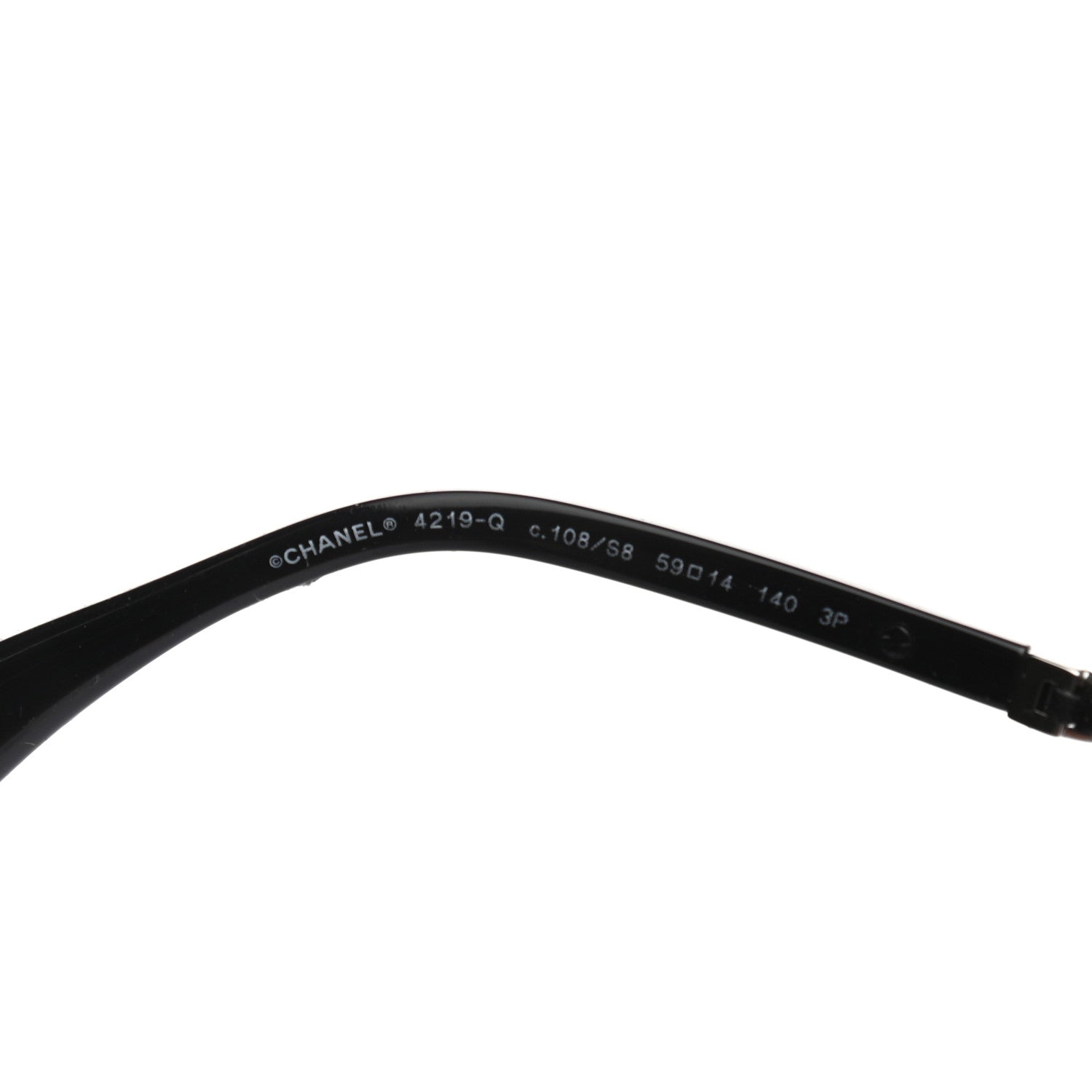 Chanel Polarized Pilot Winter Sunglasses 4219-Q Black 5 of 7