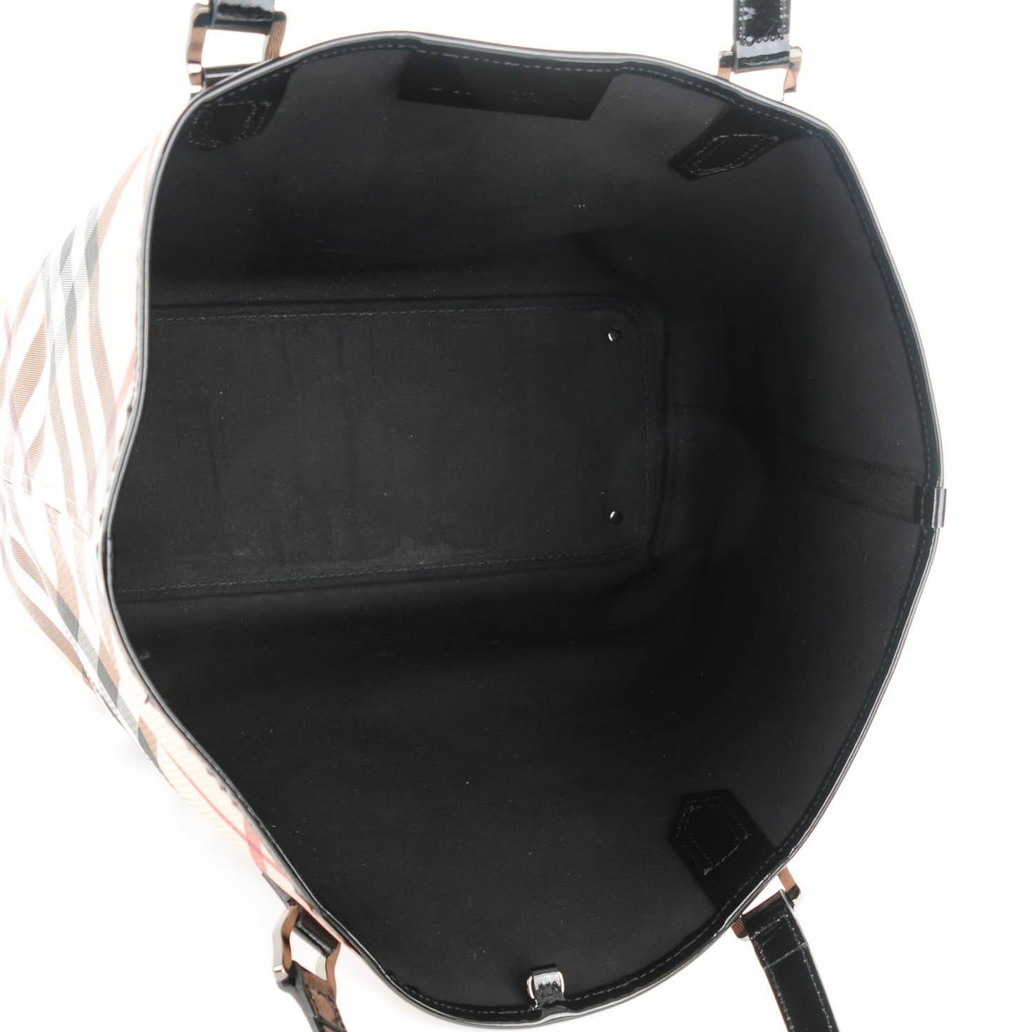 Nova Check Medium Tote Black