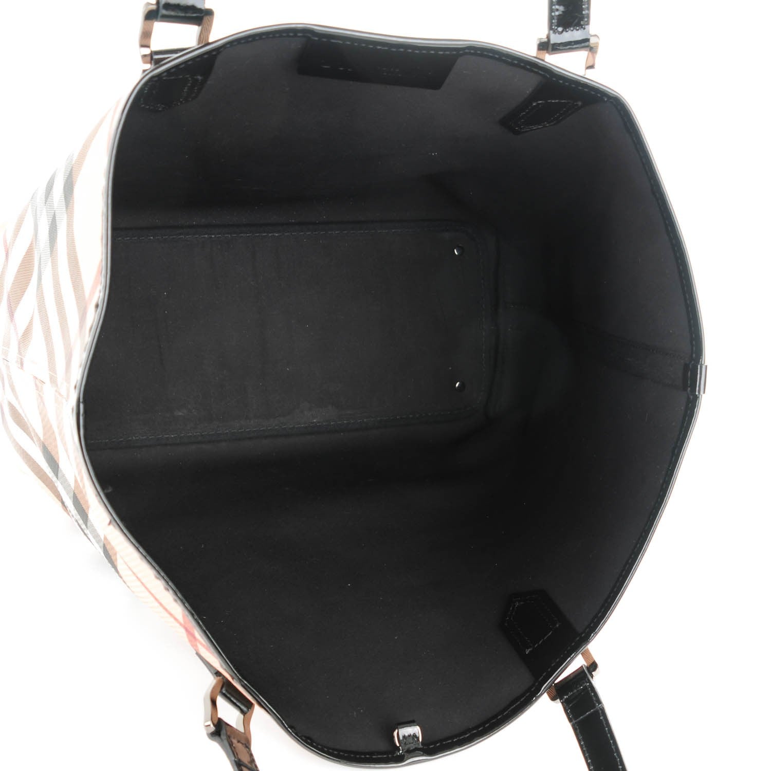 Burberry Nova Check Medium Tote Black 10 of 13