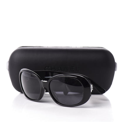 Chanel Camellia CC Sunglasses 5113 Black 8 of 8