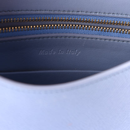 Celine Grained Calfskin Compact Trotteur Porcelain 7 of 10