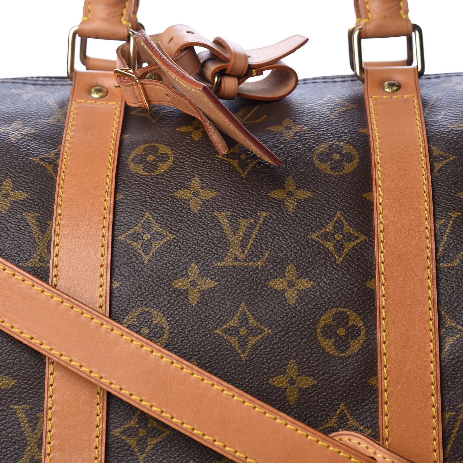 Louis Vuitton Monogram Keepall Bandouliere 55 10 of 12