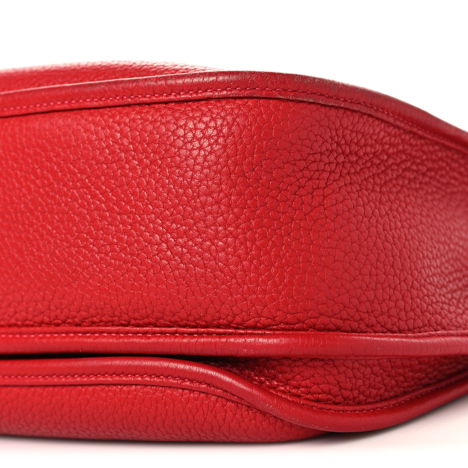 Hermes Taurillon Clemence Evelyne III GM Rubis 10 of 11