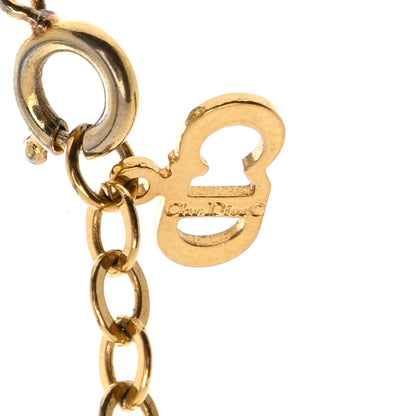 Christian Dior Metal CD Necklace Gold 5 of 6