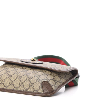 Gucci GG Supreme Monogram Neo Vintage Web Belt Bag Brown 7 of 11