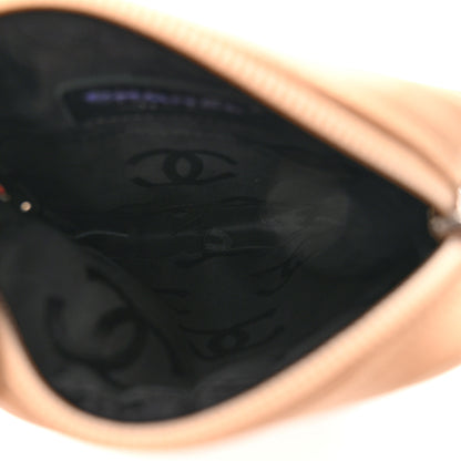 Chanel Calfskin Quilted Small Cambon Messenger Beige Black 5 of 11