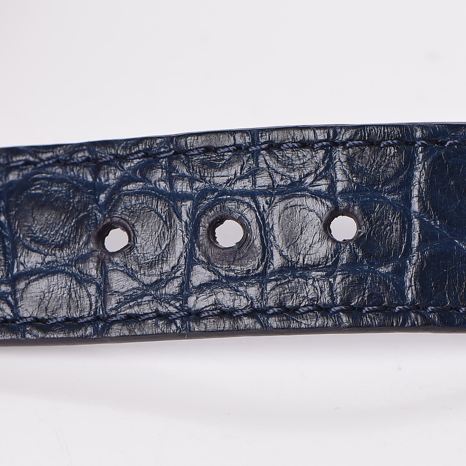 Louis Vuitton Crocodile LV Slim Bracelet 21 Navy 8 of 10